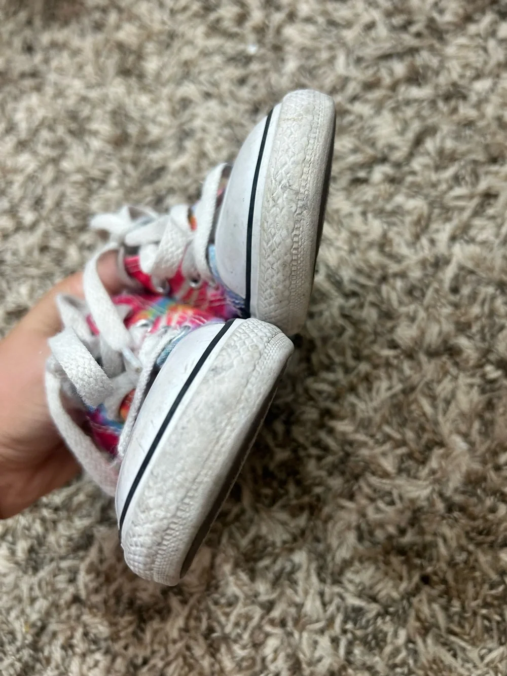 Converse Kids Tie-Dye Canvas Low-Top Sneakers - Multicolor Sz 8